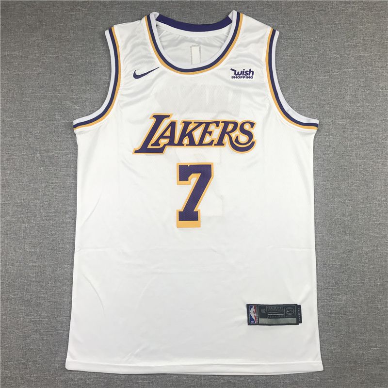 Men Los Angeles Lakers 7 Anthony White Game Nike 2021 NBA Jerseys